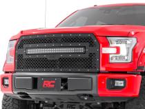 Ford Mesh Grille 30 Inch Dual Row Black Series LED w/Cool White DRL 15-17 F-150 Rough Country