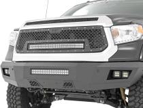 Toyota Mesh Grille w/30 Inch Dual Row Black Series LED w/Cool White DRL 14-17 Tundra Rough Country