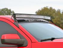 54 Inch Curved LED Light Bar Upper Windshield Mounts 15-20 SUVs Rough Country