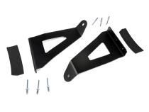 Ford 54 Inch Curved LED Light Bar Upper Windshield Mounts 04-14 F-150 Rough Country