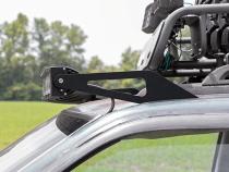Jeep 50 Inch Curved LED Light Bar Upper Windshield Mounts 93-98 ZJ Grand Cherokee Rough Country
