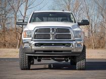 Dodge 20 Inch LED Light Bar Hidden Bumper Mounts 03-18 RAM 2500/3500 Rough Country
