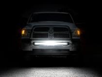 Dodge 40 Inch Curved LED Light Bar Hidden Bumper Mounts 10-18 RAM 2500/3500 Rough Country