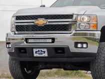 Chevrolet LED Fog Light Kit Black Series 11-14 Silverado HD Rough Country