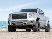 2 Inch Cree LED Fog Light Kit Black Series 14-15 Sierra 1500 Rough Country
