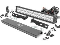 Jeep 20 Inch LED Bumper Kit Chrome Series w/Cool White DRL 11-20 WK2 Grand Cherokee Rough Country