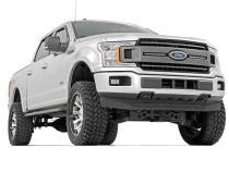 Dual 10 Inch LED Black Series Grille Kit 18-20 F-150 XLT Rough Country