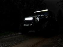 20-inch Cree LED Light Bar Dual Row Chrome Series w/ Amber DRL Rough Country