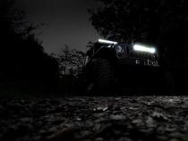 20-inch Cree LED Light Bar Dual Row Chrome Series w/ Amber DRL Rough Country