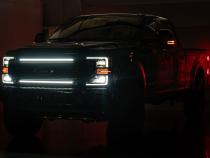 LED Light Kit Grille Mount 30 Inch DRL Ford F-250/F-350 Super Duty (17-22) Rough Country