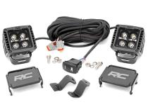 Ford 2-inch LED Lower Windshield Ditch Kit w/ Amber DRL 15-21 Ford F-150 Rough Country