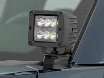Ford 2-inch LED Lower Windshield Ditch Kit w/ Amber DRL 15-21 Ford F-150 Rough Country