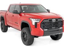 LED Light Kit Ditch Mount 2 Inch Black Pair Spot Toyota Tundra (22-26) Rough Country