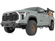 Hybrid Front Bumper 12000S Black LED w/ White DRL Toyota Tundra (22-26) Rough Country