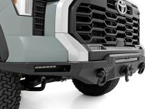 Hybrid Front Bumper 12000S Black LED w/ Amber DRL Toyota Tundra (22-26) Rough Country