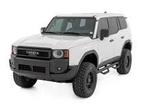 LED Light Kit Ditch Mount 2 Inch Black Pair Spot Toyota Land Cruiser (24-26) Rough Country