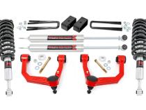 3.5 Inch Lift Kit Red UCA M1 Struts Toyota Tacoma 2WD/4WD (2005-2023) Rough Country