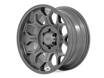 77 Series Wheel One-Piece Gunmetal Gray 20x9 6x135 +18mm Rough Country