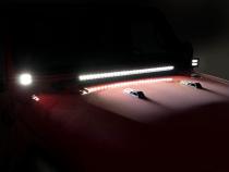 LED Hood Kit 30 Inch Spectrum Series Jeep Gladiator JT/Wrangler JL (18-26) Rough Country