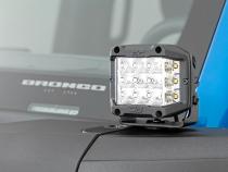 LED Light Kit Ditch Mount 2 Inch Spectrum Pair Spot Pattern Ford Bronco (21-25) Rough Country