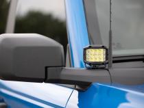 LED Light Kit Ditch Mount 2 Inch Spectrum Pair Spot Pattern Ford Bronco (21-25) Rough Country