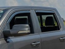 Side Window Deflectors In Channel Rain Guard Ram 1500 (19-26)/1500 TRX (21-24) Rough Country