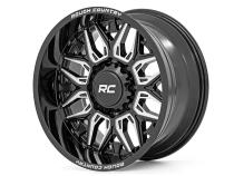 86 Series Wheel One-Piece Gloss Black 20x10 5x5 -19mm Rough Country