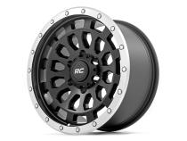 87 Series Wheel Simulated Beadlock Black/Machined 17x8.5 6x5.5 +0mm Rough Country