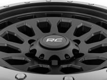 87 Series Wheel Simulated Beadlock Black/Machined 17x8.5 6x5.5 +0mm Rough Country