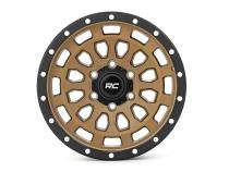 87 Series Wheel Simulated Beadlock Bronze/Black 17x8.5 5x4.5 +0mm Rough Country