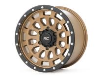 87 Series Wheel Simulated Beadlock Bronze/Black 17x8.5 5x5 +0mm Rough Country