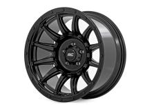 90 Series Wheel One-Piece Gloss Black 20x10 6x5.5 -19mm Rough Country