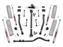 3.5 Inch Jeep Suspension Lift Kit Preminum N3 Shocks Stage 2 Coils &amp;amp; Adj. Control Arms 18-20 Wrangler JL Rubicon-2 Door Rough Country