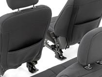 F-150 Neoprene Front Seat Cover Black 15-20 F-150 XL, XLT Rough Country