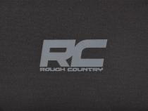 F-150 Neoprene Front Seat Cover Black 15-20 F-150 XL, XLT Rough Country