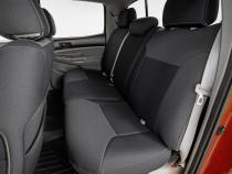 Seat Covers Gray FR &amp;amp; RR Crew Cab Toyota Tacoma 2WD/4WD (2005-2015) Rough Country