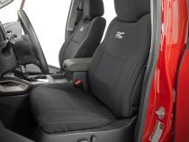 Seat Covers FR &amp;amp; RR Crew Cab Nissan Frontier 2WD/4WD (2022-2026) Rough Country