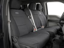 Seat Covers FR Bench and RR Bench Ford F-150/Lightning/F-250/F-350 (15-26) Rough Country