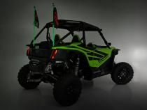 Honda LED Whip Light Bed Mount Kit w/LED Whip Lights For 19-21 Talon Rough Country
