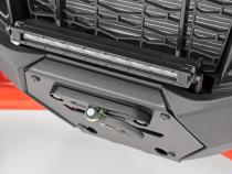 LED Light Winch Mount RS4500S 10 Inch Black Slimline Polaris RZR Pro R Rough Country