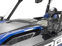 Polaris Dual LED Cube Kit Black Series w/3 Inch OsRAM Wide Angle LED 16-20 General Rough Country
