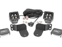 Polaris Dual LED Cube Kit Black Series w/White DRL 16-20 General Rough Country