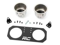 Passenger Grip Handle Dual Cup Holder Polaris RZR 4 900/RZR S 1000 Rough Country