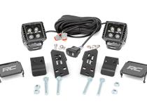 Polaris Dual LED Cube Kit w/ Black Series Amber DRL 20-21 Polaris RZR PRO XP Rough Country
