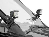 Polaris Dual LED Cube Kit w/ Black Series White DRL 20-21 Polaris RZR PRO XP Rough Country