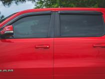 Side Window Deflectors Tape On Rain Guard Ram 1500 (19-26)/1500 TRX (21-24) Rough Country