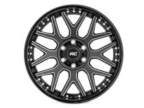 95 Series Wheel Machined One-Piece Gloss Black 22x10 6x5.5 -25mm Rough Country