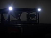 LED Light Kit Rear Mount 2 Inch Black Pair CFMOTO UFORCE U10 Pro Rough Country
