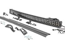 LED Light Kit Front Mount 40 Inch Black Dual Row White DRL Can-Am Commander Max Rough Country