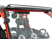 LED Light Kit Front Mount 40 Inch Black Dual Row White DRL Can-Am Commander Max Rough Country